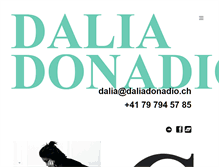 Tablet Screenshot of daliadonadio.com